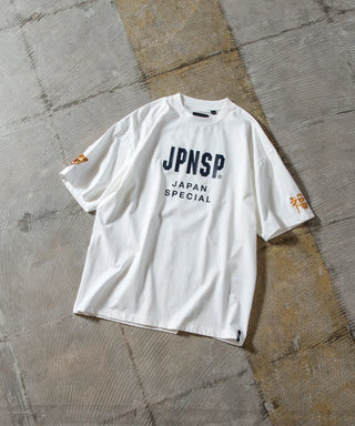ノンダウン ジャパンスペシャル アーム刺繍 Tシャツ <TAION-TS01JS-PR01B>