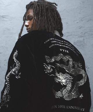 S’YTE×TAION 10周年コラボ リバーシブル ダウンスカジャン