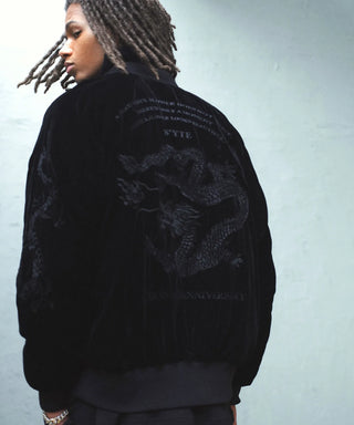 S’YTE×TAION 10周年コラボ リバーシブル ダウンスカジャン