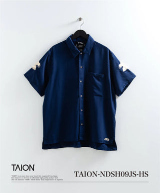 ノンダウン ジャパンスペシャル ハーフスリーブ レーヨンシャツ <TAION-NDSH09JS-HS-2>