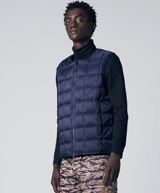 ベーシック クルーネックWジップ ダウンベスト – TAIONインナーダウン ベーシック クルーネックWジップ ダウンベスト – TAIONインナーダウン