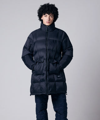 TAION　マウンテン パッカブル ボリュームダウンジャケット　ネイビー　S TAION タイオン MOUNTAIN PACKABLE VOLUME DOWN JACKET