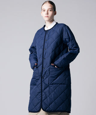 シティ パイピングクルーネック ロングダウンコート – TAION シティ パイピングクルーネック ロングダウンコート – TAION