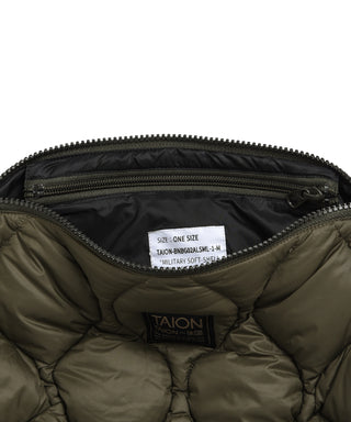ミリタリー バナナショルダー ダウンバッグM-ソフトシェル<taion-bbg02alsml-1-m>