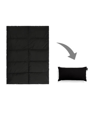 ブラック-キャンバスクッション