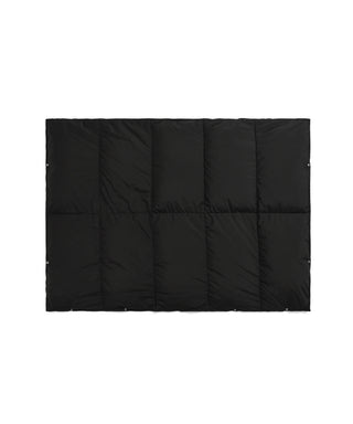 ブラック-ダウン膝掛け