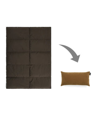 ダークチョコ-ダークゴールドベロアクッション