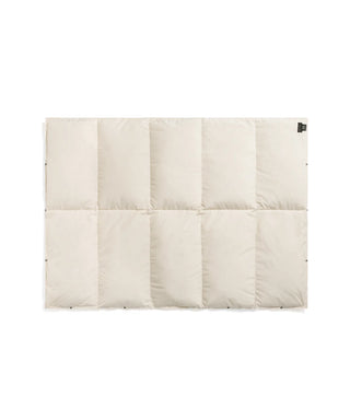 オフホワイト-ダウン膝掛け