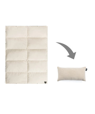 オフホワイト-ボアクッション