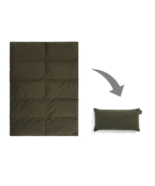 オリーブ-ボアクッション