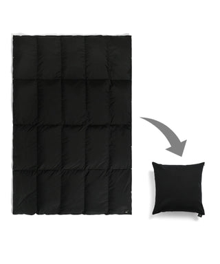 ブラック-キャンバスクッション