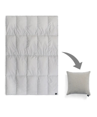 アイスグレー-ボアクッション