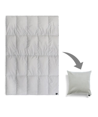 アイスグレー-キャンバスクッション