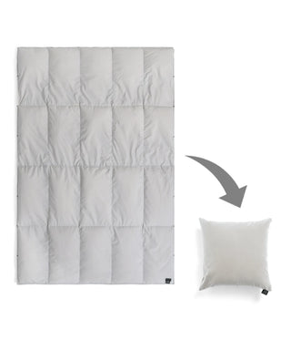 アイスグレー-ライトグレーベロアクッション