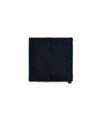 ネイビー-ボアクッションカバー