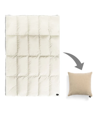 オフホワイト-ボアクッション