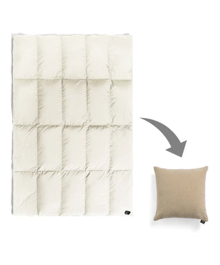 オフホワイト-クリームボアクッション