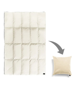 オフホワイト-オフホワイトキャンバスクッション