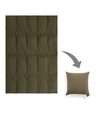 オリーブ-ダークゴールドベロアクッション