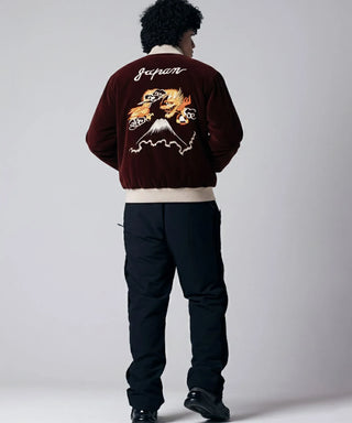 ジャパンスペシャル リバーシブル スカジャン ダウンジャケット<TAION-JK04JS-1>