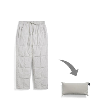 アイスグレー-ライトグレーキャンバスクッション