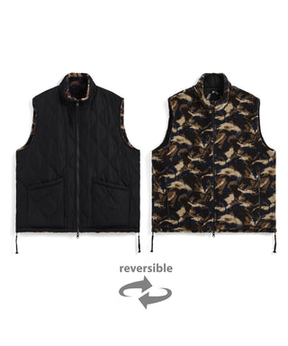 【タグ付き/美品】リバーシブル ダウン ベスト TANAKA - THE DOWN VEST / リバーシブルダウンベスト (ホワイト