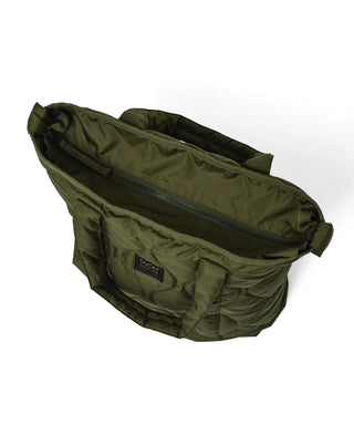 ミリタリー ジップ ダウントートバッグM<taion-tt03ml-m>