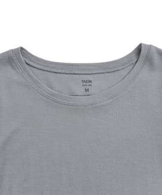 メリノウール アンダーウェア ハーフスリーブ Tシャツ<taion-wu02mwmt>