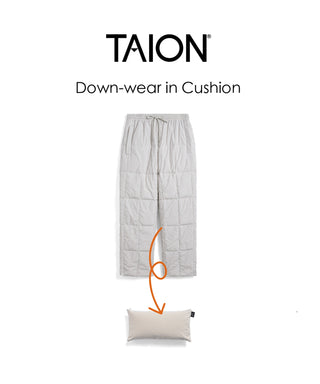 ルームダウン  超軽量 800FP リラックス ルームダウンパンツ<TAION-PT13BD>