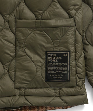 TAION × Universal Works リバーシブル 袢纏ダウンジャケット<UW-TA-R101KJ>