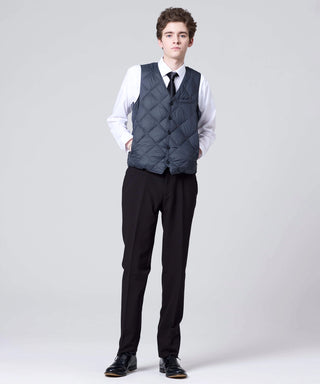 ダークチャコール／モデル身長 182cm／着用サイズ L