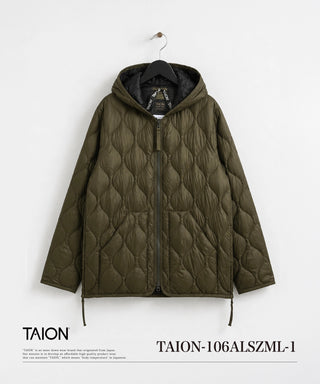 ミリタリー Wジップ ダウンパーカー-ソフトシェル – TAIONインナー