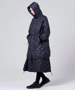 ダークネイビー／モデル身長 171cm／着用サイズ ONESIZE