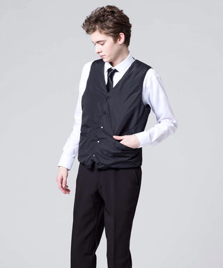 ブラック（裏側）／モデル身長 182cm／着用サイズ L
