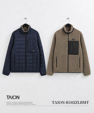 ダークネイビー×ダークベージュ