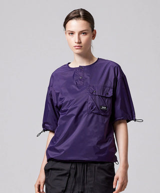 ダークパープル／モデル身長 169cm／着用サイズ XS