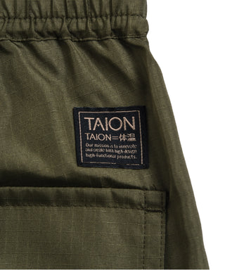 ノンダウン ミリタリー ワイド カーゴショーツ <TAION-032NDKLML-1>