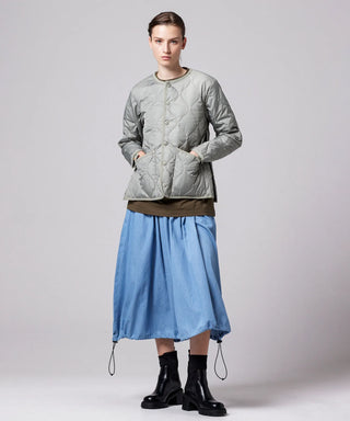 ダークセージグリーン／モデル身長 169cm／着用サイズ XS