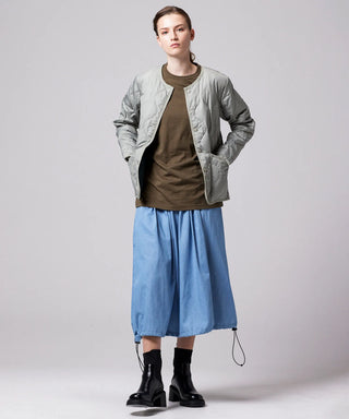 ダークセージグリーン／モデル身長 169cm／着用サイズ XS