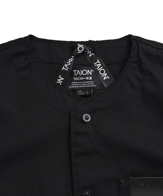 ノンダウン ワーク ボタン カーディガン-コットンダックキャンバス <TAION-104BNDWK-DC>