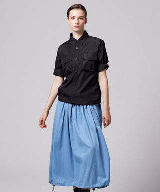 ブラック／モデル身長 169cm／着用サイズ XS