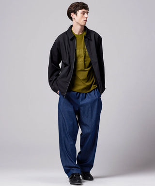 ブラック（裏側）／モデル身長 179cm／着用サイズ L