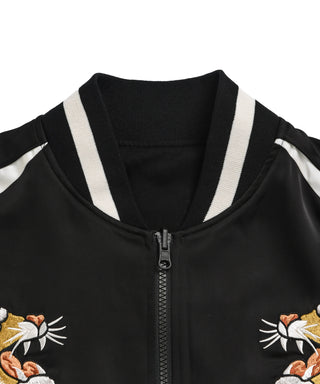 表側（レーヨン生地面）：ライン入りリブ