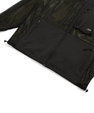 表側：左右裾にアジャスター