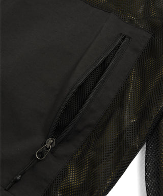 表側：左右腰にジップポケット