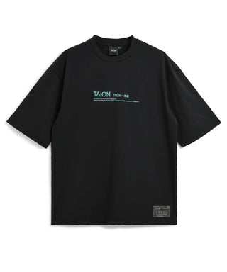 ファンクションT UV 接触冷感 抗菌 速乾 ストレッチ ロゴ Tシャツ-リラックスルーズ <TAION-TS01BS-OS-PR02>