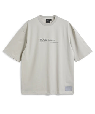 ファンクションT UV 接触冷感 抗菌 速乾 ストレッチ ロゴ Tシャツ-リラックスルーズ <TAION-TS01BS-OS-PR02>