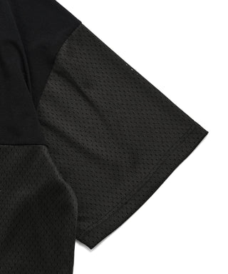 袖はメッシュ切り替え