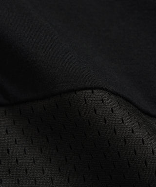 Tシャツ生地とメッシュ生地の切り替え仕様