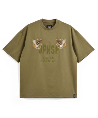 color_ダークオリーブ(スカジャン鷹刺繍)